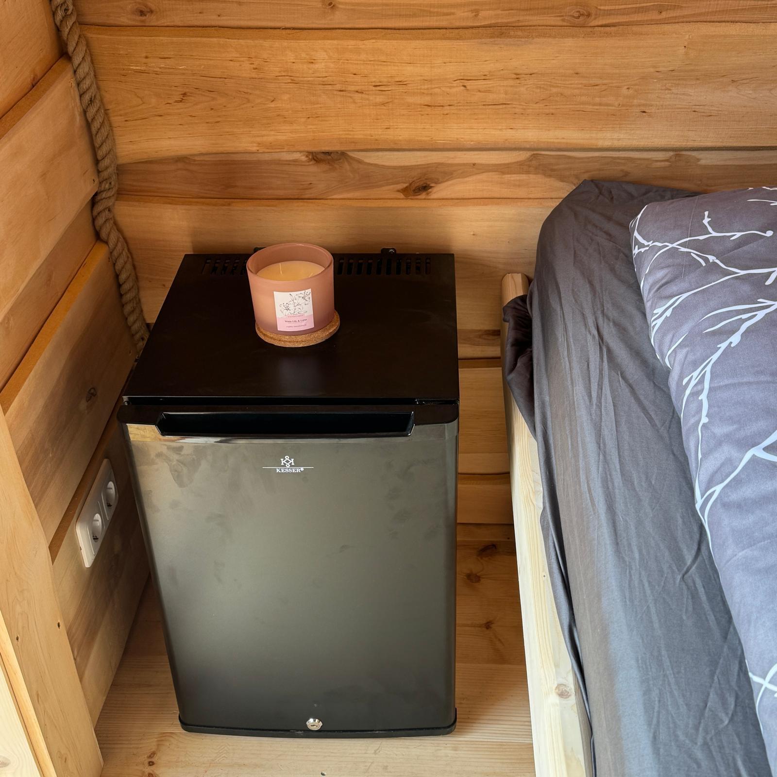 Kühlschrank in Lori's Traumkabine'